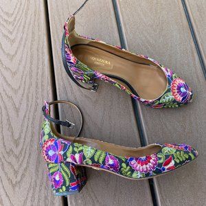 Aquazzura floral pumps